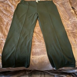 LuLaRoe Dark Green Wide Leg Trousers